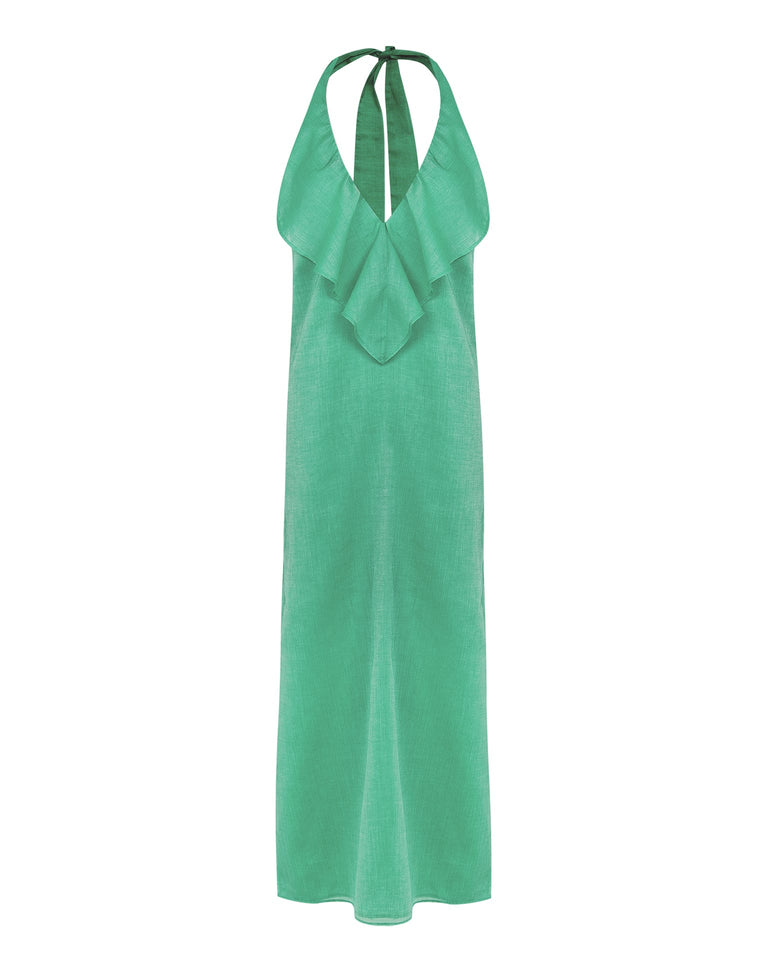 Gaia Long Dress - Seagreen