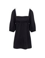Isadora Detail Short Dress - Black