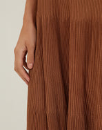 Knit Nina Long Dress - Camel