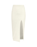 Firenze Luiza Midi Skirt - Off White