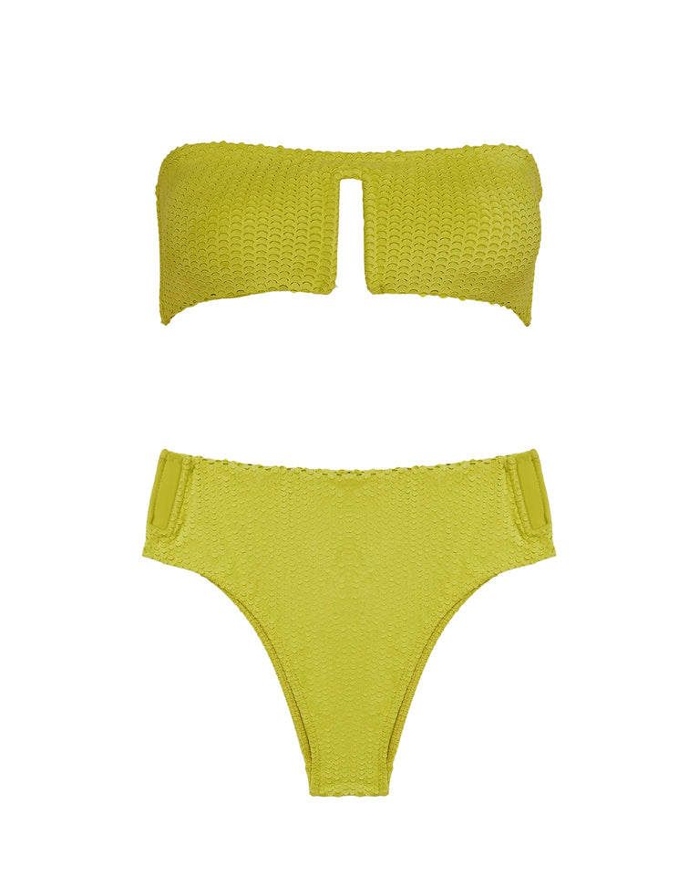 Scales Sandy Hot Pant Bottom (exchange only) - Wasabi