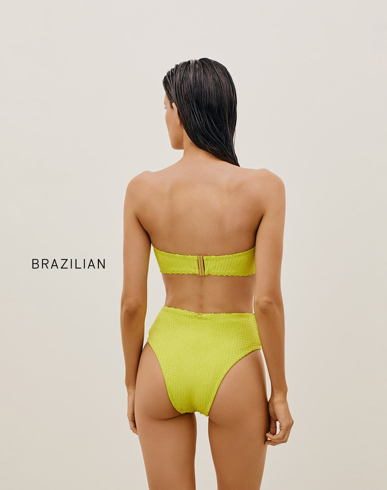 Scales Sandy Bandeau Top (exchange only) - Wasabi