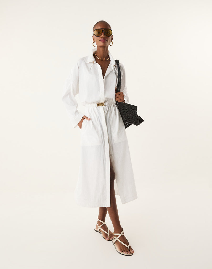 Jamie Long Shirt Dress - Off White