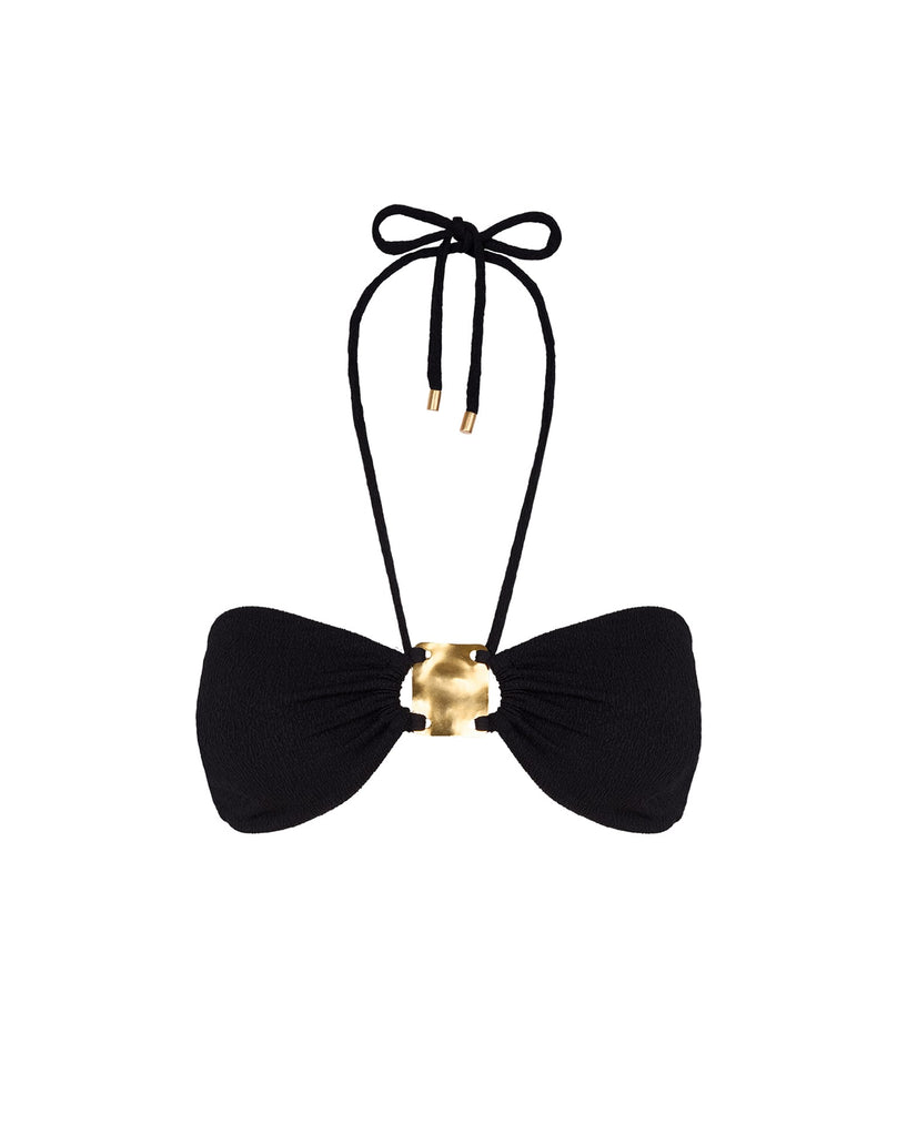 Firenze Cleo Bandeau Top - Black