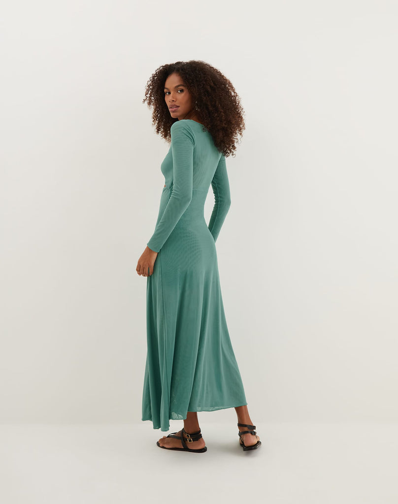 vix maxi dress Rosana Sleeveless Maxi Cover-Up Dress in Black