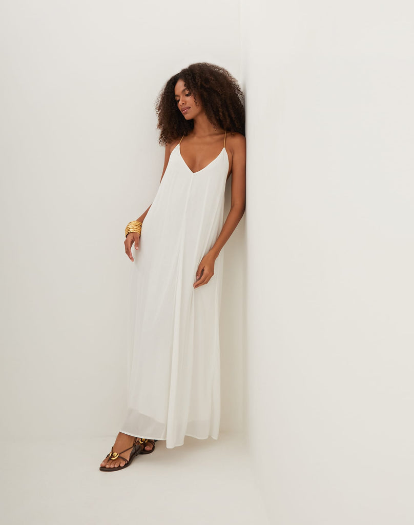 Vix Women's Rebeca Long Dress - Off White
