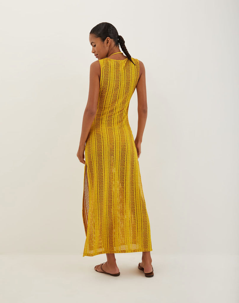 Ruffled Long Coverup main image 0