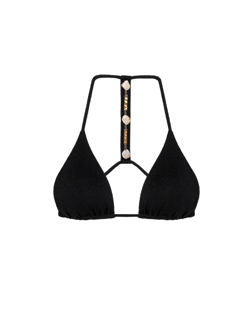 Firenze Edith T Back Tri Top - Black