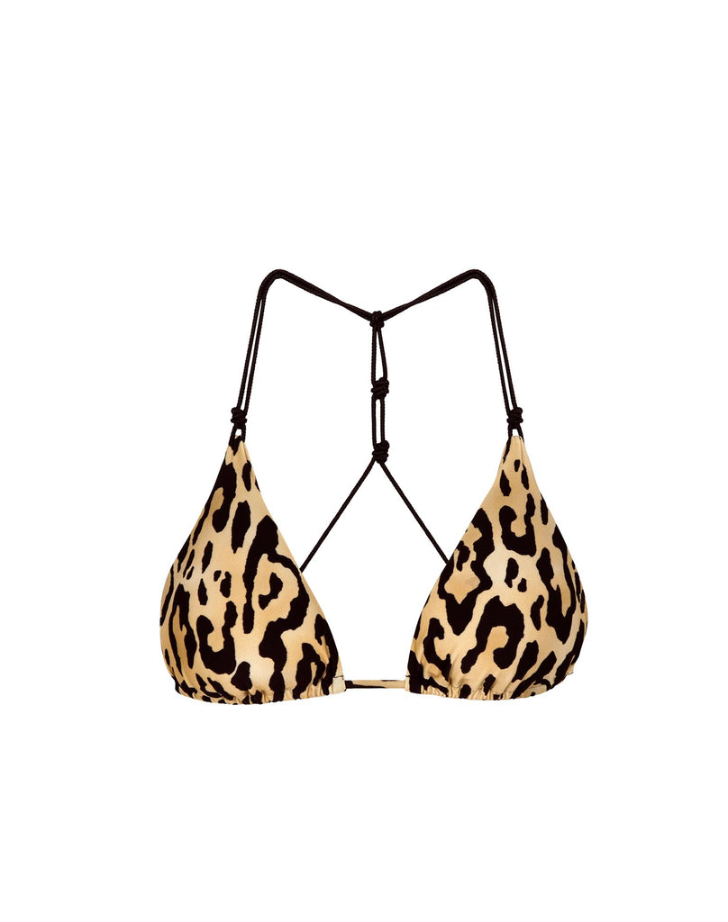 トップス babylclub BMC Leopard logo string t Tyla T Back Tri Top - Buzzy