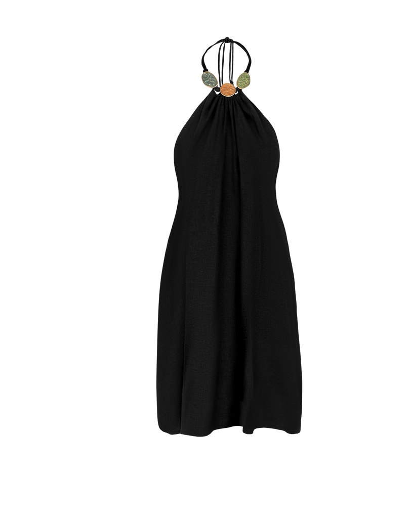 Aiden Short Dress - Black