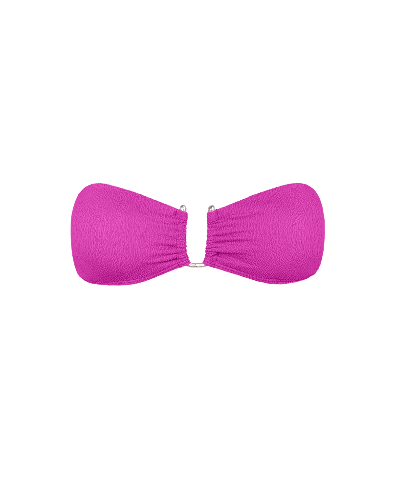 Firenze Jill Square Bandeau Top - French Rose