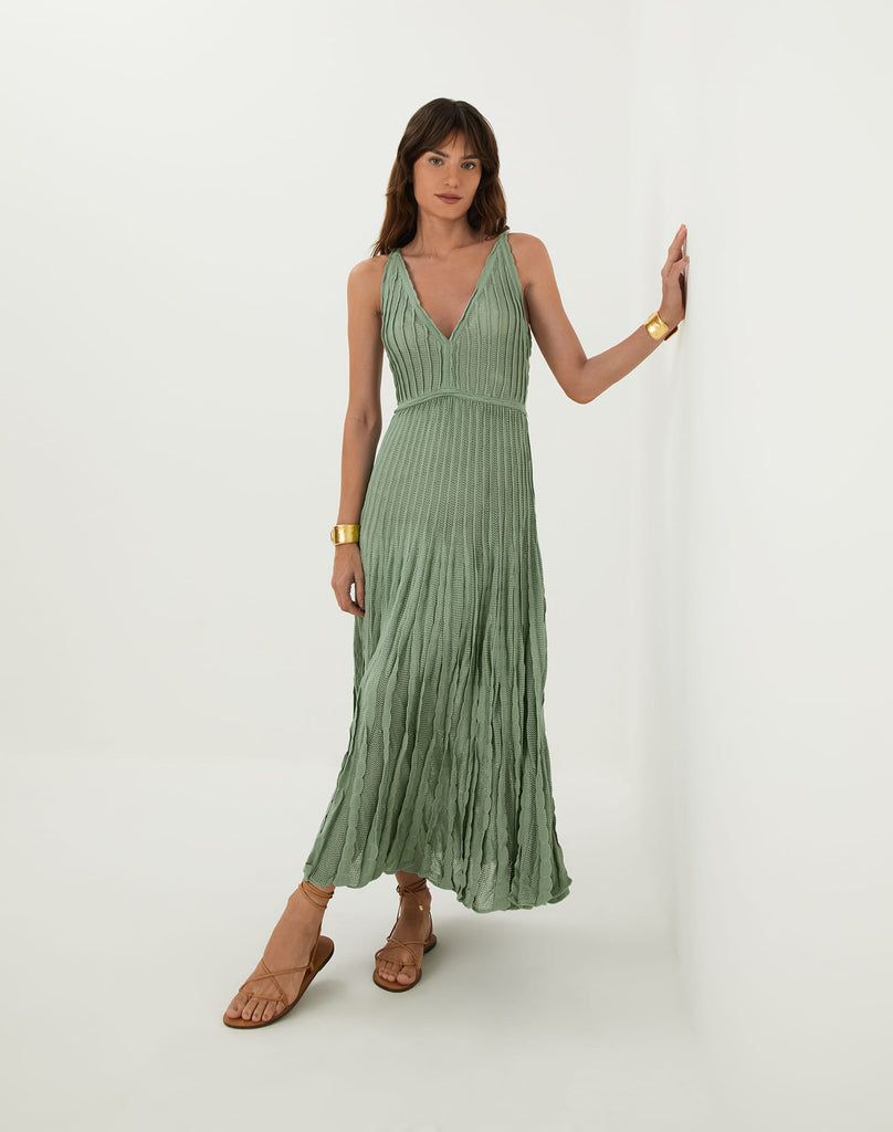 Knit Celina Long Dress Harbor - Main Image