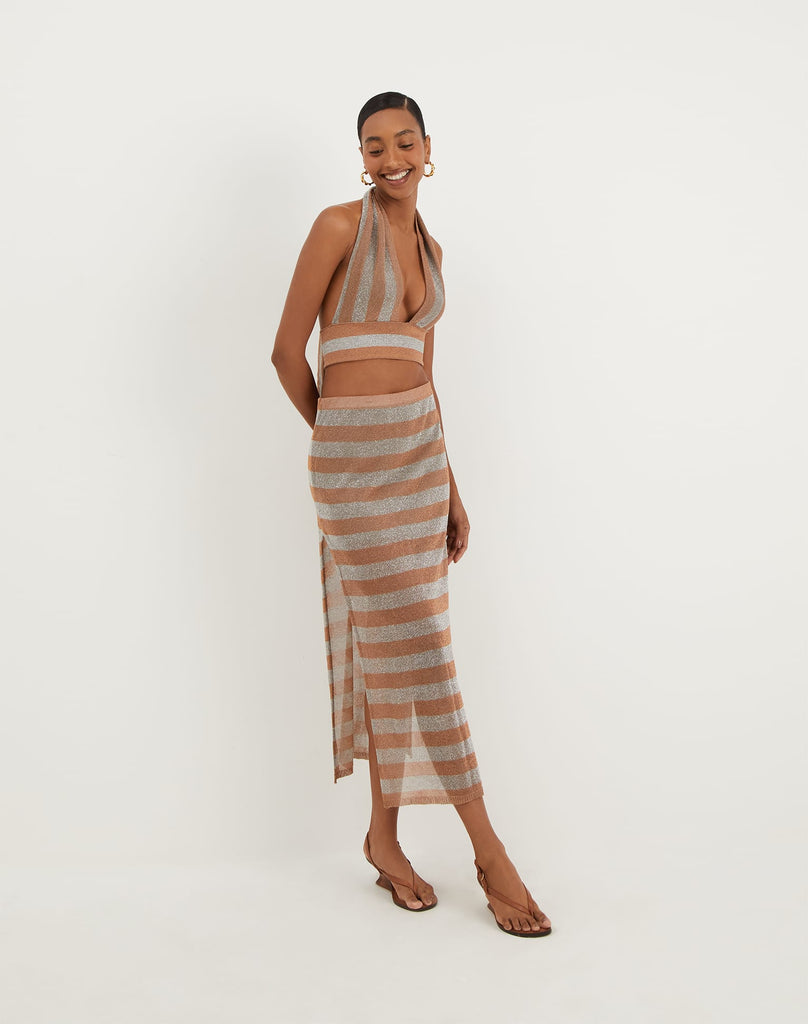 Luna Embellished Halter Top main image 1