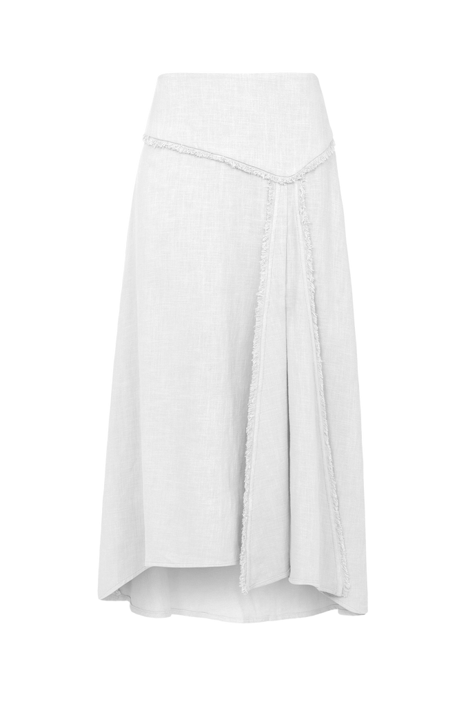 Beatrice Midi Skirt - Off White
