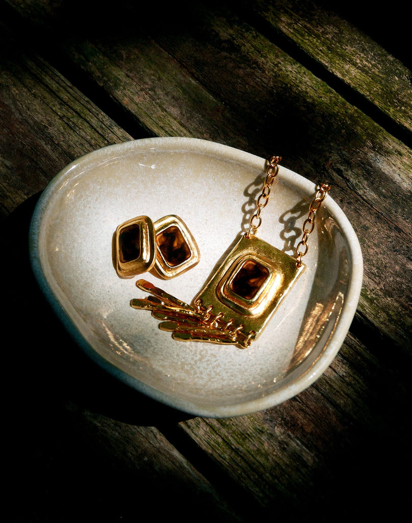 Emmary Large Gold Earrings