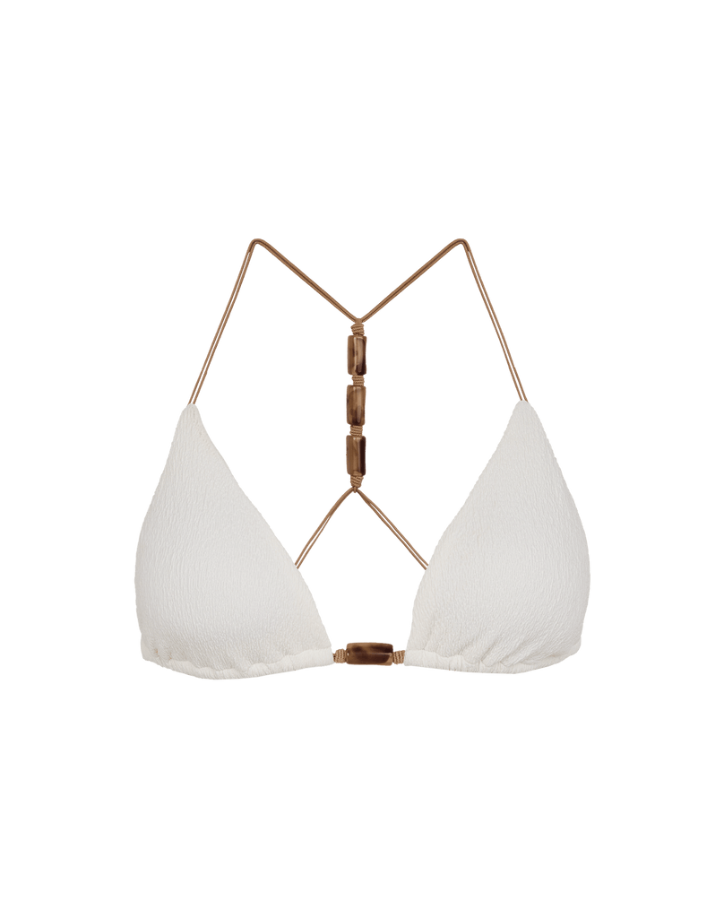 Firenze Lesley T Back Tri Top - White