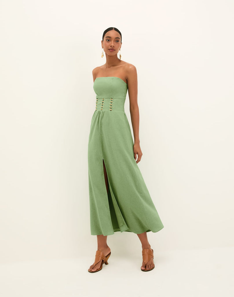 Greta Midi Dress - Paradiso