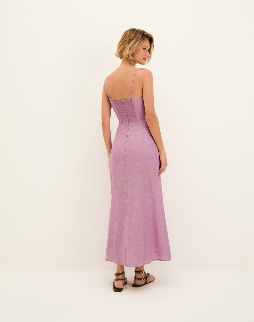 Women's Vix Paula Hermanny Bianca Long Dress - Valentine