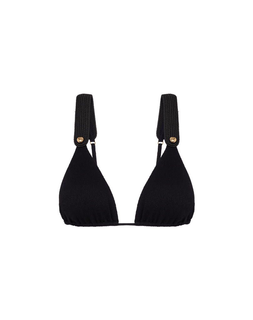Firenze Lian Parallel Tri Top - Black