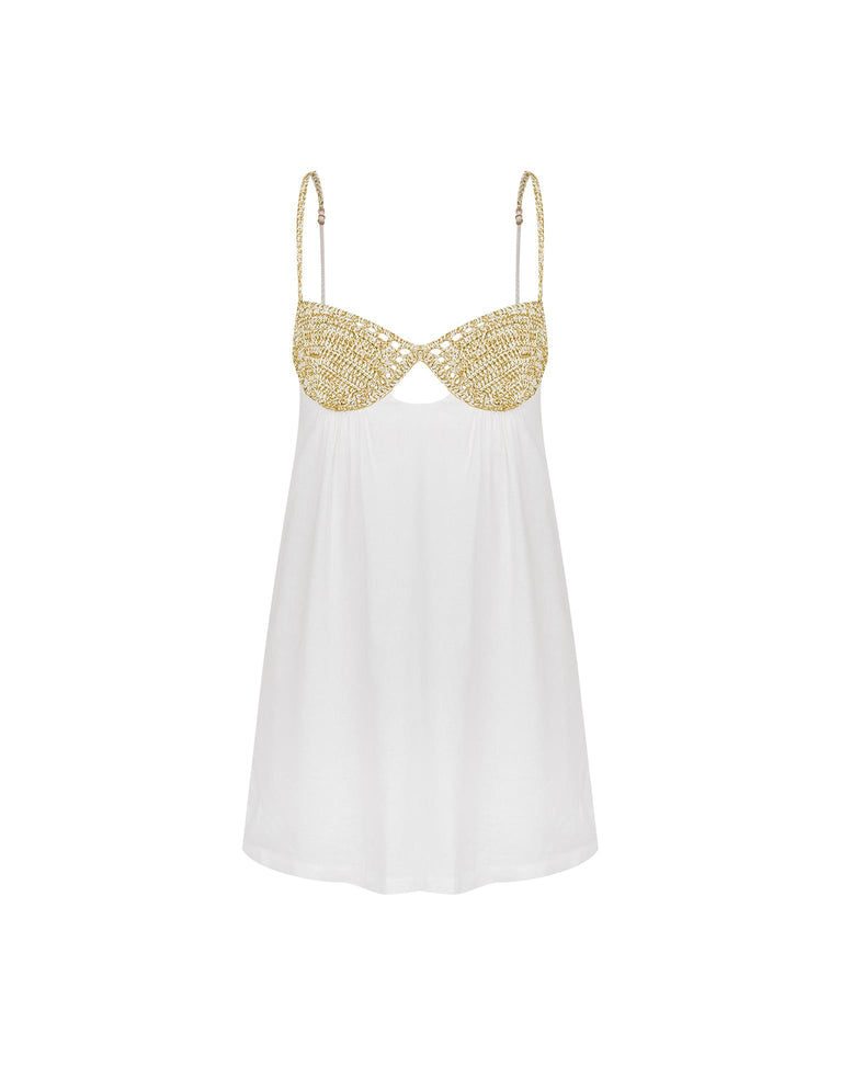 Willow Short Dress - Off White