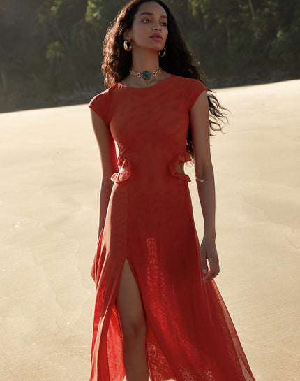 HSMQHJWE Long Beach Dresses For Women Maxi Dress Women'S Solid