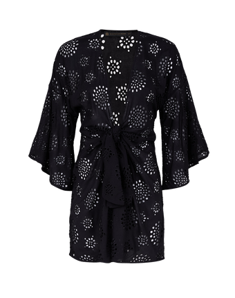 Perola Knot Short Cover Up - Black