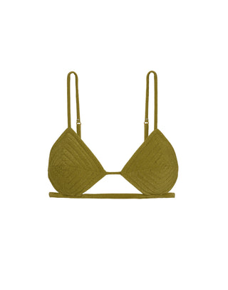 Barbara Tri Parallel Top - Avocado