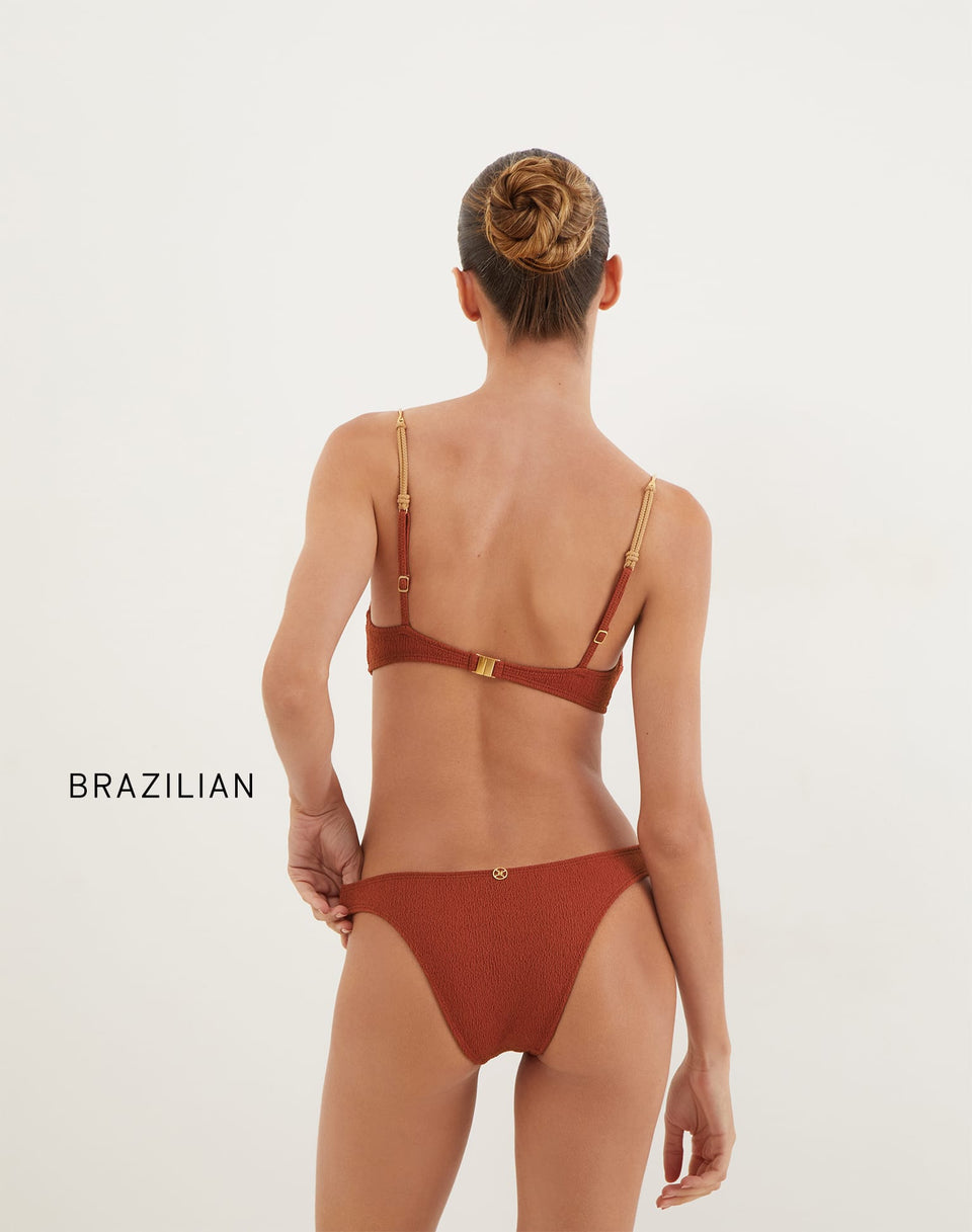 Firenze Basic Bottom (Final Sale) - Redwood