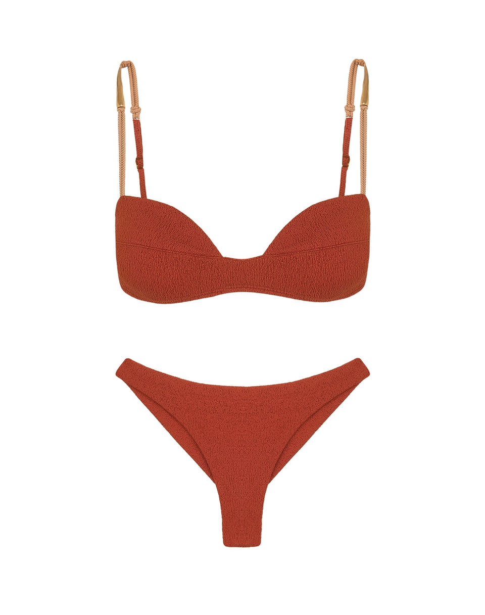 Firenze Basic Bottom (Final Sale) - Redwood