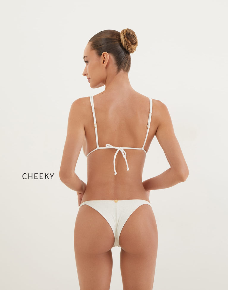 Firenze Callie Parallel Tri Top - White