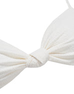 Firenze Erin Knot Top - White