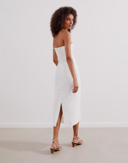 Inara Midi Dress - Off White