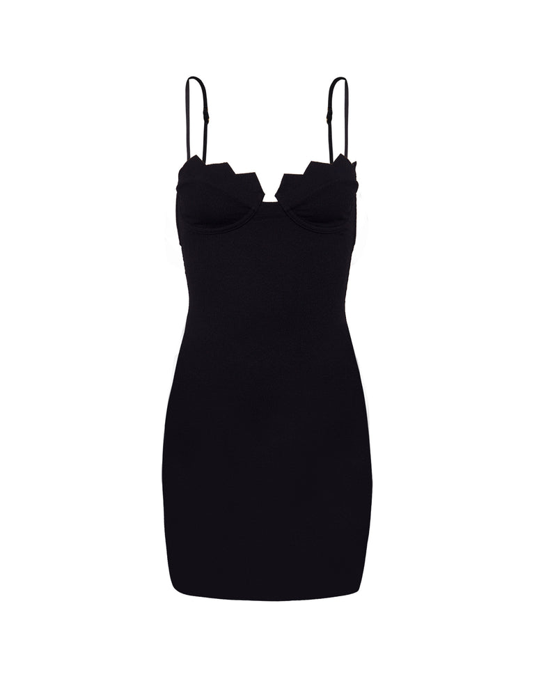 Firenze Imani Short Dress - Black