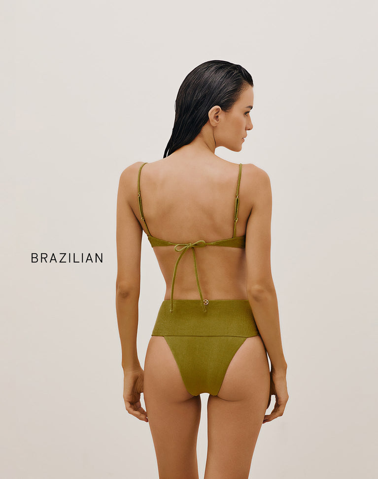 Jessica Hot Pant Bottom - Avocado