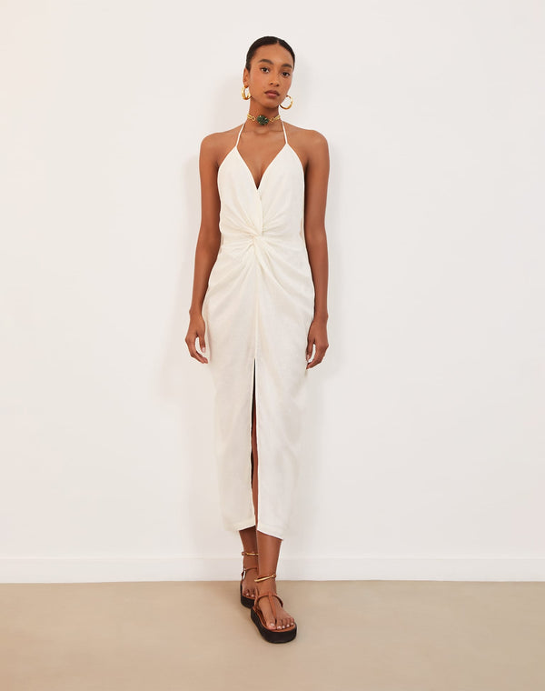 Kana Midi Dress - Off White