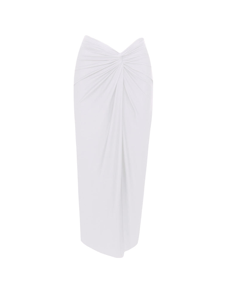 Karen Midi Skirt- Off White