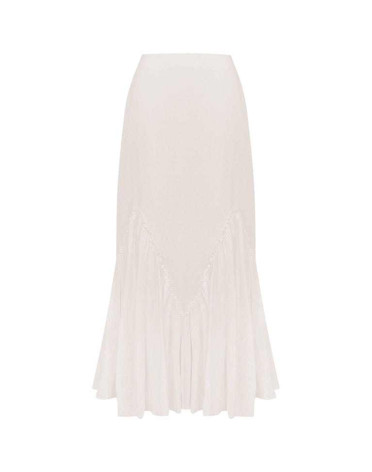 Kerry Long Skirt - Off White