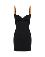 Firenze Misty Short Dress - Black