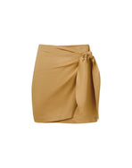 Rai Mini Skirt - Walnut