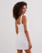 Riza Short Dress - Off White