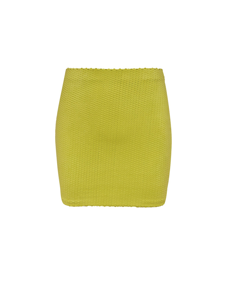 Scales Luiza Mini Skirt - Wasabi