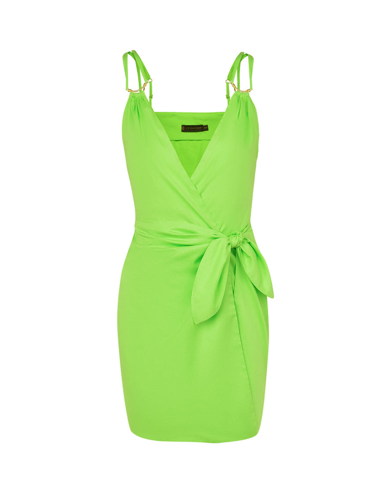 Shiso Short Dress - Acid Green