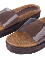 Slide-Sandale – Schwarz