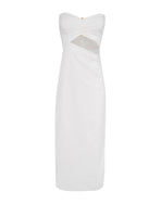Sonny Detail Midi Dress - Off White