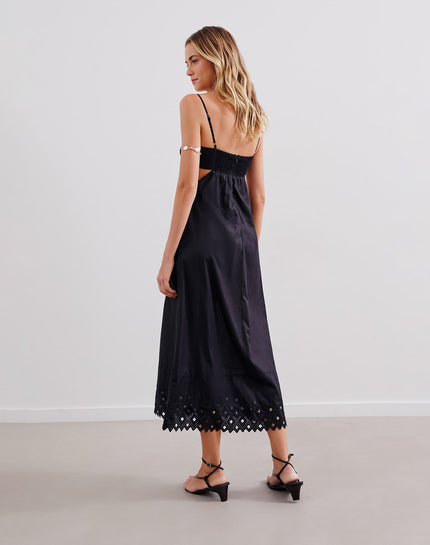 Tess Long Dress - Black