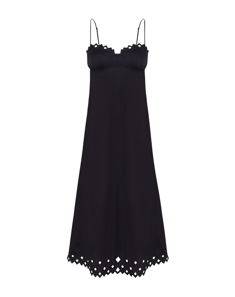 Tess Long Dress - Black