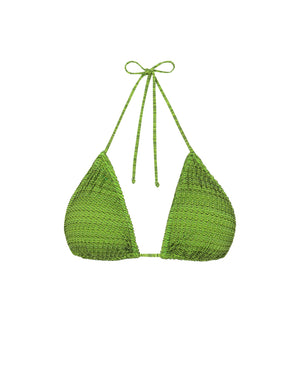 Mesh Tri Top - Acid Green
