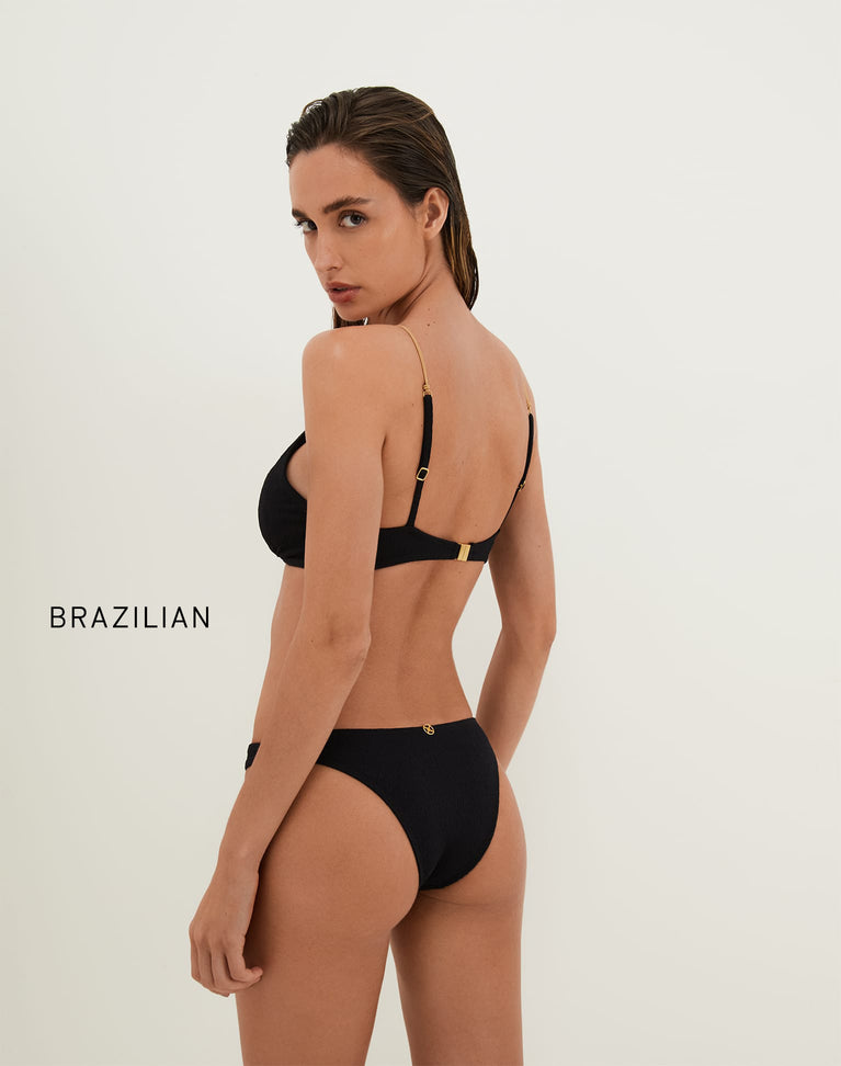 Firenze Basic Bottom - Black Brazilian / XS