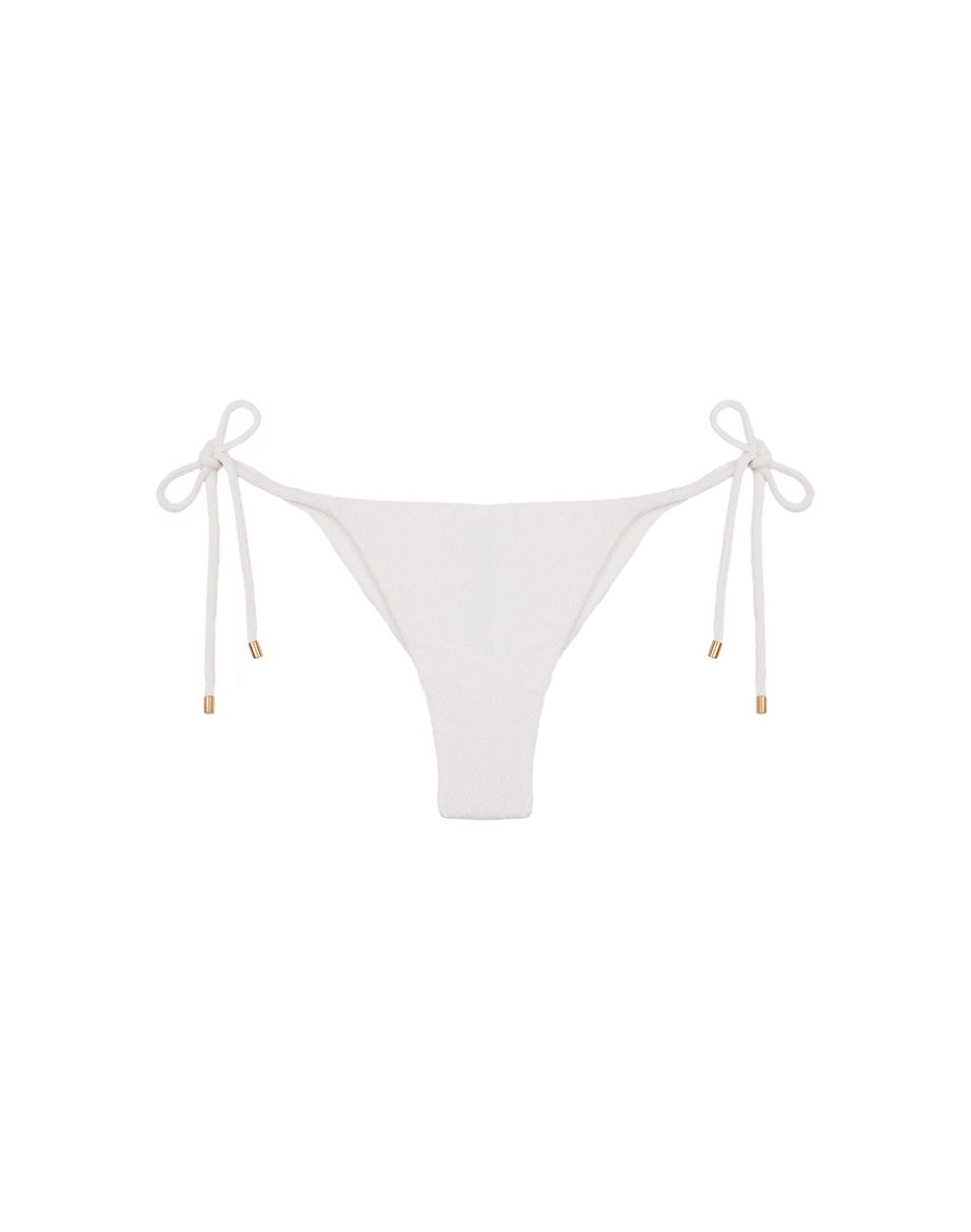 Firenze Tie Side Bottom - White Cheeky / XS