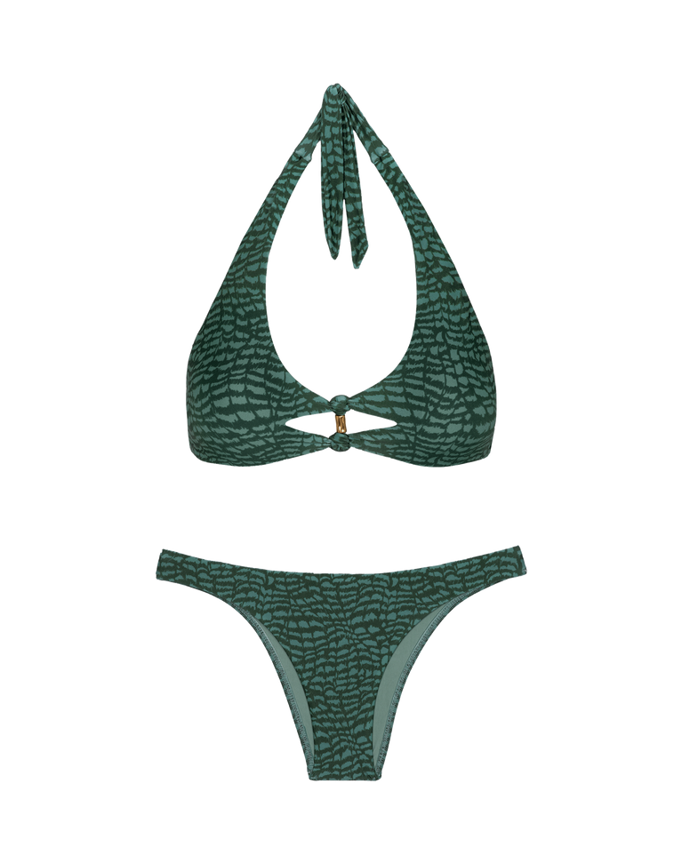 Basic Bottom - Serpent Skin Acqua